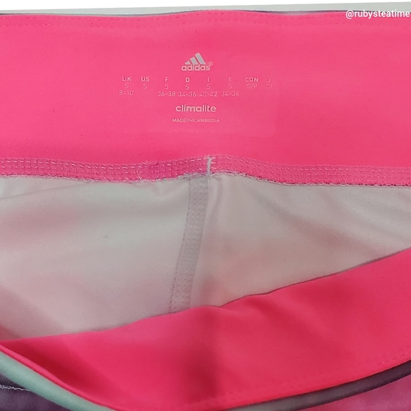 Adidas Climalite 27" Inseam Workout Legging, Ombre Tie Dye  Never, Worn No Tag - Picture 4 of 7